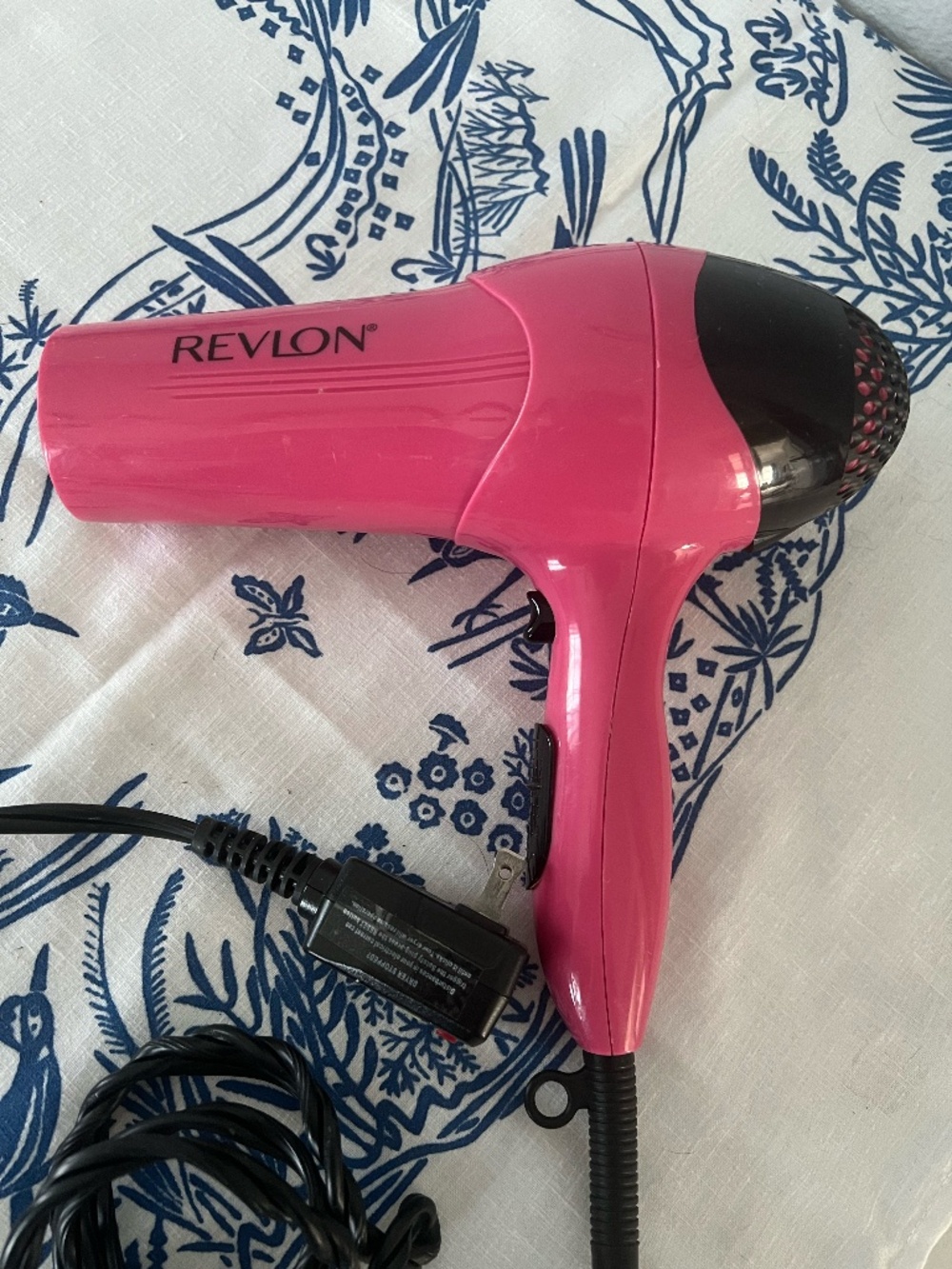 REVLON Pink Hair blow-dryer, used once! Brand new-ish!
